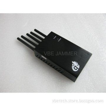 5 Bands 4G Handheld Mobile Signal Jammer Vbe-2.5h (for Europe Market)